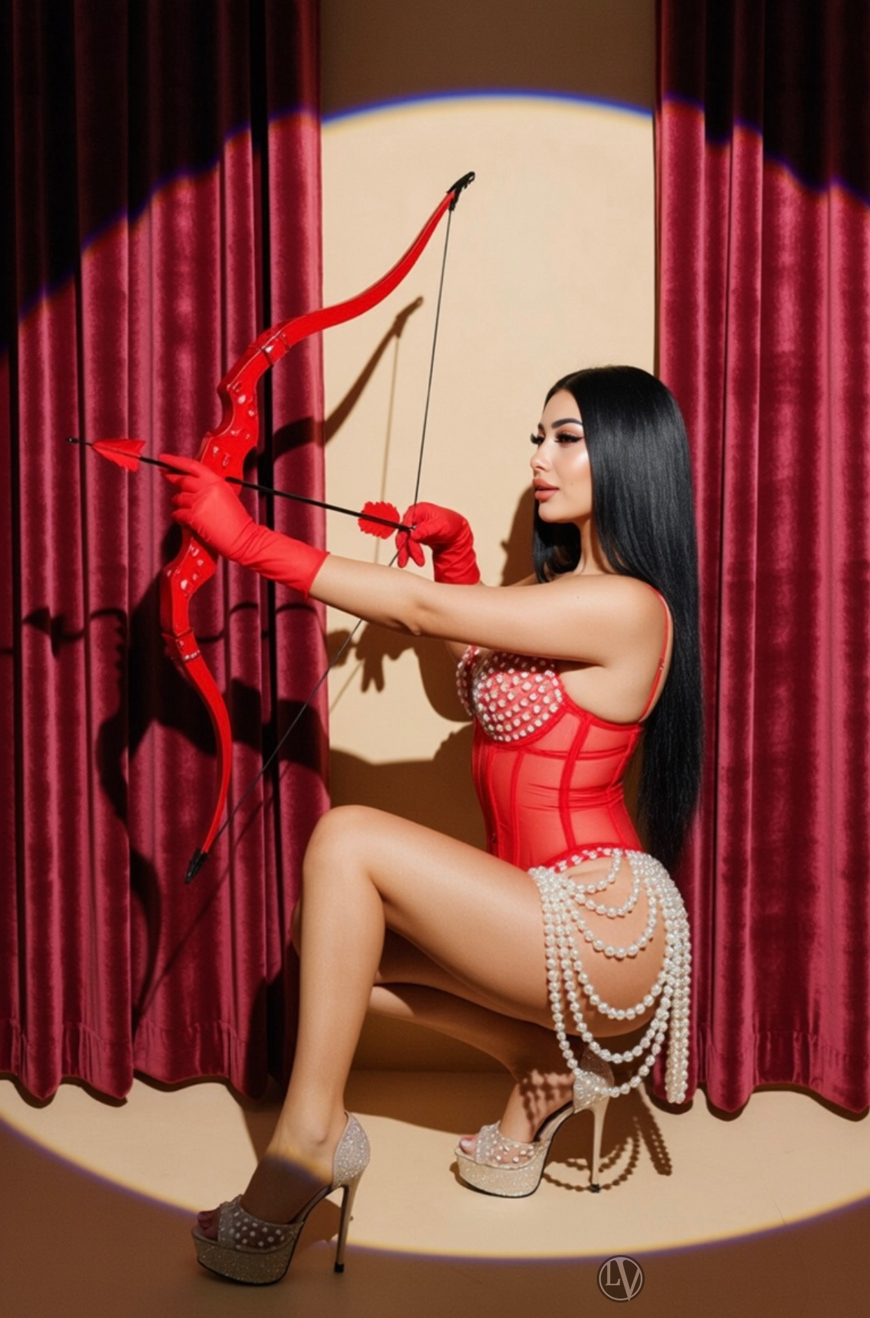 Leoni exudes a charming grace that truly sets her apart.